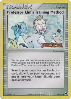 Professor Elm's Training Method Reverse Holo 79