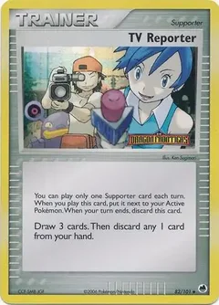 TV Reporter Reverse Holo 82