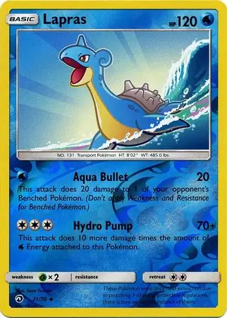 Lapras Reverse Holo