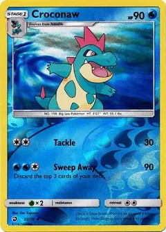 Croconaw Reverse Holo 23