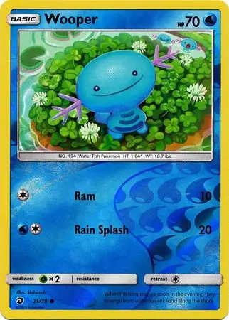 Wooper Reverse Holo
