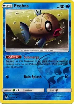 Feebas Reverse Holo 28