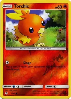 Torchic Reverse Holo 4