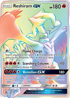 Reshiram GX Secret