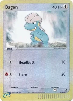 Bagon Reverse Holo 49