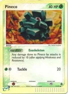 Pineco Reverse Holo 71