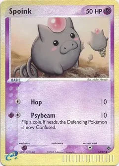Spoink Reverse Holo 74