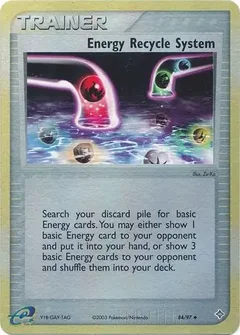 Energy Recycle System Reverse Holo 84