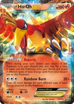 PokeDATA - Check current Pokemon card values for Ho-Oh EX 22!