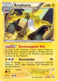 Ampharos Holo 40