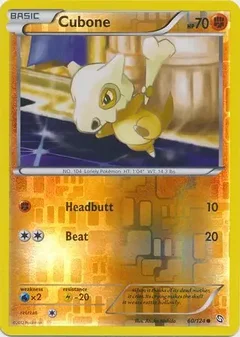 Cubone Reverse Holo 60