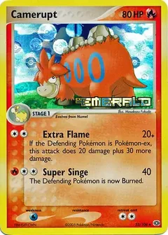 Camerupt Reverse Holo 23