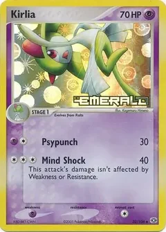 Kirlia Reverse Holo 33