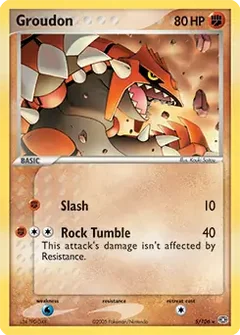 Groudon Holo 5