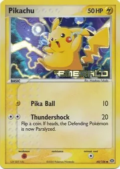 Pikachu Reverse Holo 60
