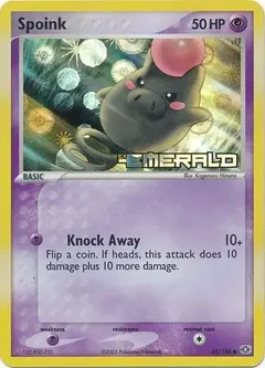 Spoink Reverse Holo 65