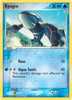 Kyogre Holo 6