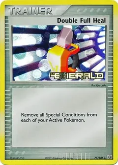 Double Full Heal Reverse Holo 76