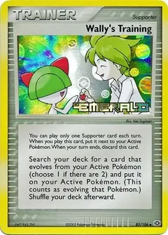 Wally's Training Reverse Holo 85