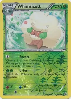 Whimsicott Reverse Holo 12