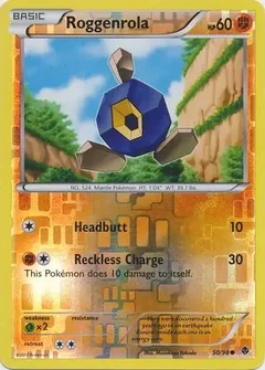 Roggenrola Reverse Holo 50