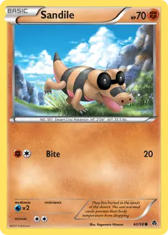 sandile pokemon card value PokeDATA