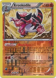 Krookodile Reverse Holo 62