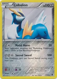 Cobalion Reverse Holo 77