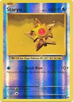 Staryu Reverse Holo 30