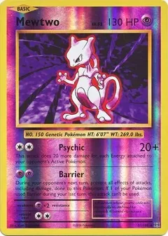 Mewtwo Reverse Holo 51