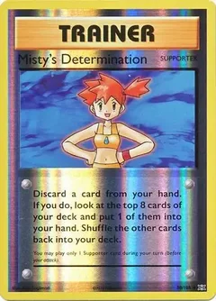 Misty's Determination Reverse Holo 80