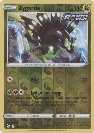 Zygarde Reverse Holo