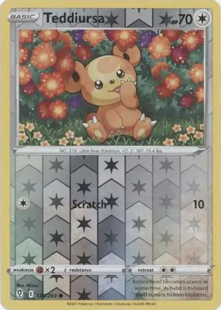 Teddiursa Reverse Holo