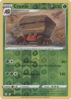 Crustle Reverse Holo 012