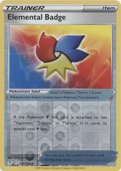 Elemental Badge Reverse Holo 147