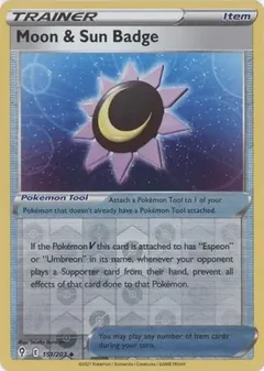 Moon & Sun Badge Reverse Holo 151