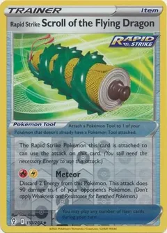 Rapid Strike Scroll of the Flying Dragon Reverse Holo 153