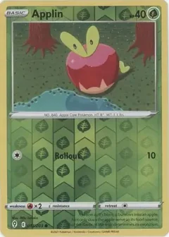 Applin Reverse Holo 017