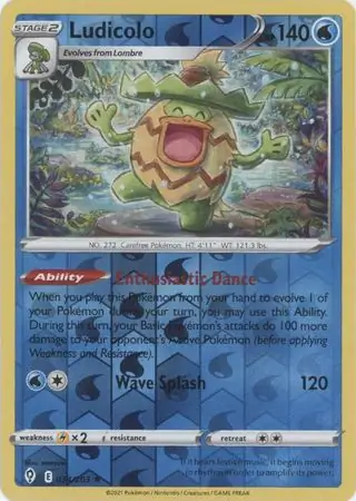 Ludicolo Reverse Holo