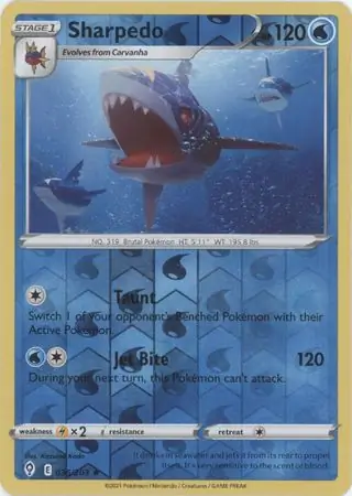 Sharpedo Reverse Holo