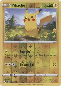 Pikachu Reverse Holo 049