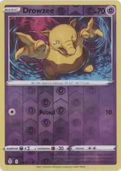 Drowzee Reverse Holo 061