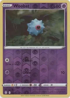Woobat Reverse Holo 068