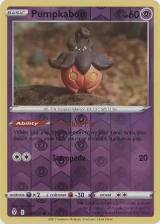 Pumpkaboo Reverse Holo