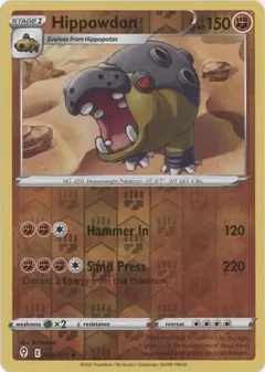 Hippowdon Reverse Holo 085