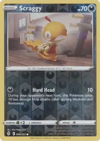 Scraggy Reverse Holo