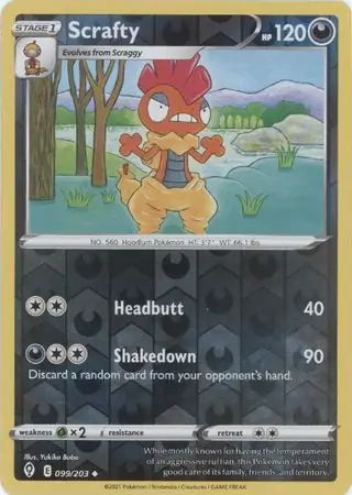 Scrafty Reverse Holo