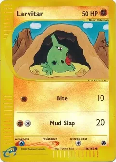 Larvitar Reverse Holo 116