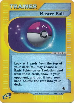 Master Ball Reverse Holo 143
