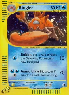 Kingler Holo 15